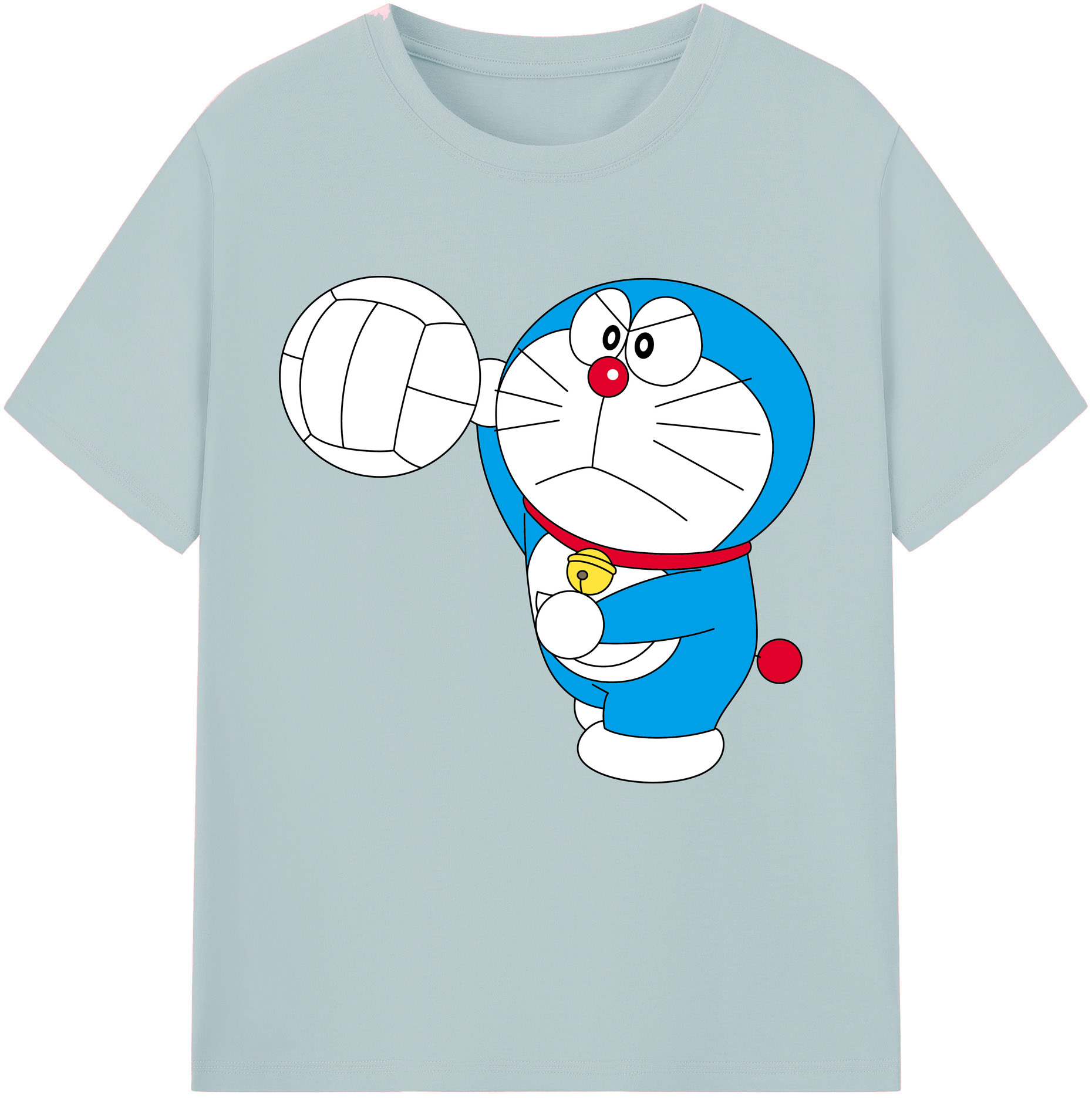 （画像用） ドラえもん Doraemon 綿100％半袖Tシャツ（フロントプリント）